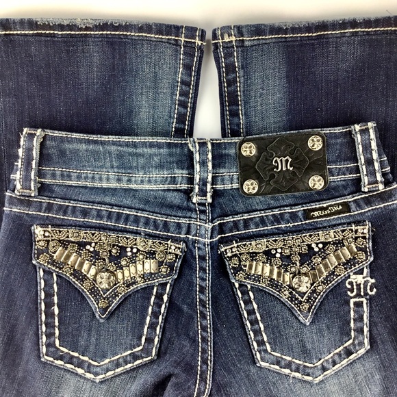 Miss Me Denim - Miss Me Women’s Embellished Boot Cut Jeans Sz 25